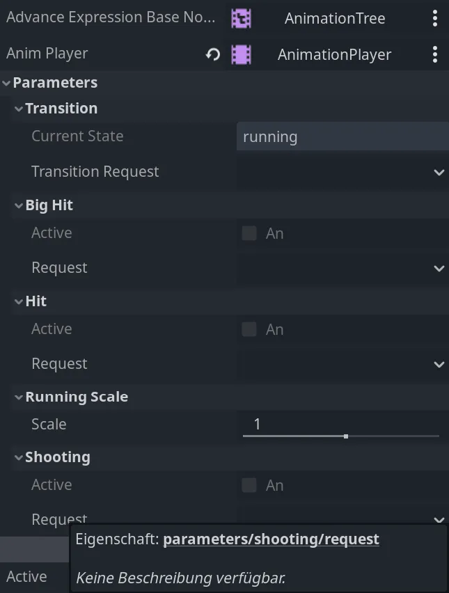 AnimationTree Properties