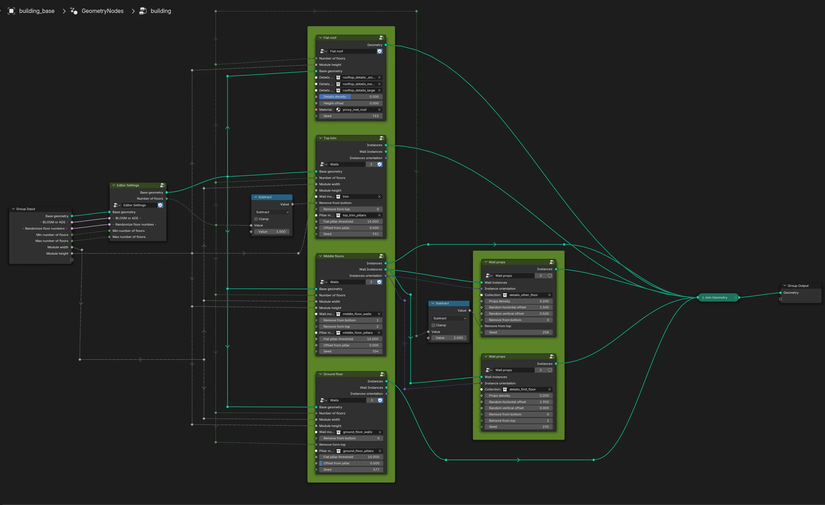 Buildify Geometry Nodes